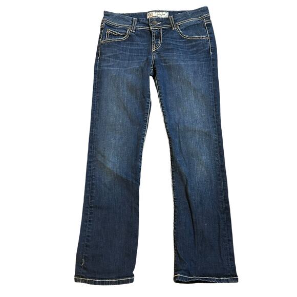 BKE Buckle Jeans Women's 30x27 Addison Skinny Stretch Dark Wash Indie Boho Basic - Picture 1 of 6